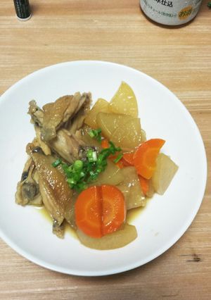 鶏手羽中と大根の煮物-レシピのメイン写真