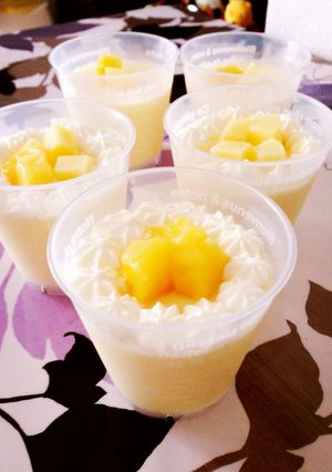 丸ごとマンゴー缶deマンゴームース♬-レシピのメイン写真