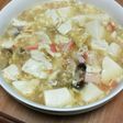 冷蔵庫の残り物で!中華風豆腐煮