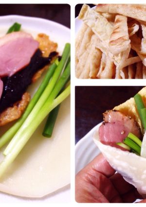 合鴨ロースで北京ダックごっこ(๑´ڡ`)-レシピのメイン写真
