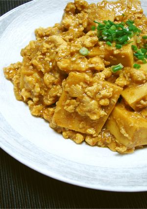 高野豆腐のカレー麻婆♡-レシピのメイン写真