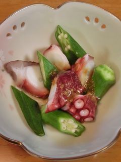タコとオクラのわさび醤油-レシピのメイン写真