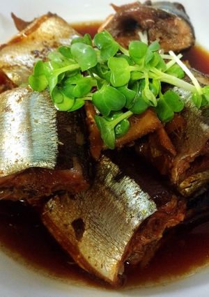 簡単、骨まで食べられるサンマの生姜煮-レシピのメイン写真