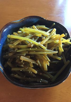 芋くきのキンピラ-レシピのメイン写真