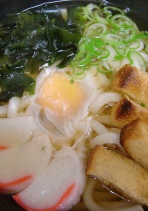簡単☺月見うどん♪-レシピのメイン写真