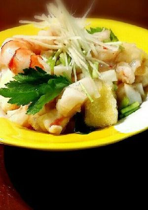 ✿揚げ高野豆腐の海老そぼろあん✿-レシピのメイン写真