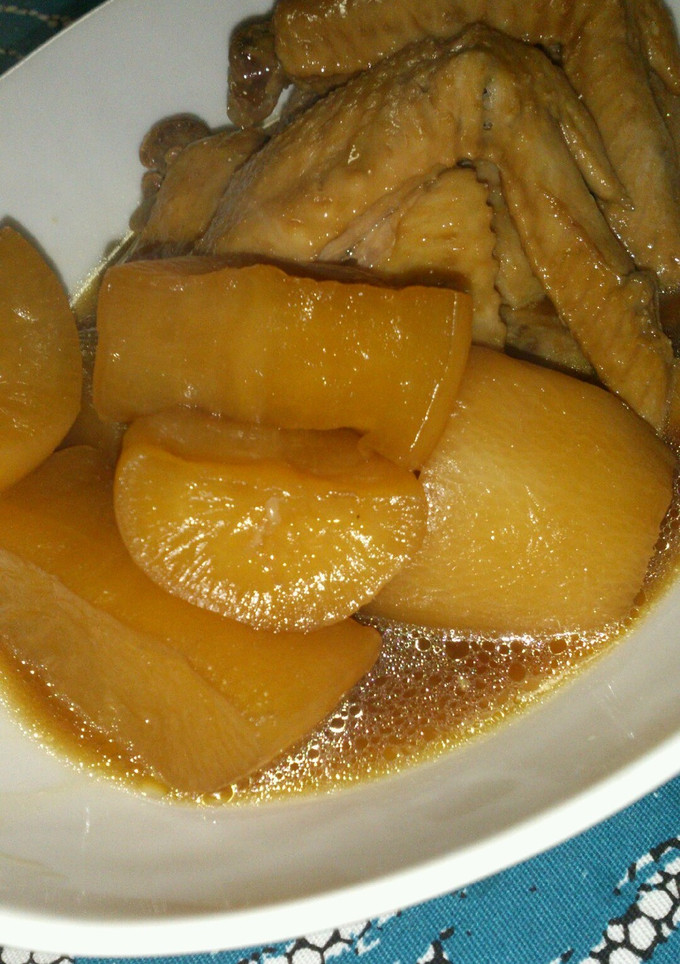 実家の味☆手羽先と大根の煮物(*^^*)-レシピのメイン写真