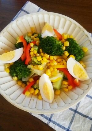 からだ喜ぶ温野菜サラダ-レシピのメイン写真