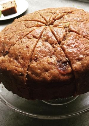 ドライフルーツと胡桃のケーキ-レシピのメイン写真