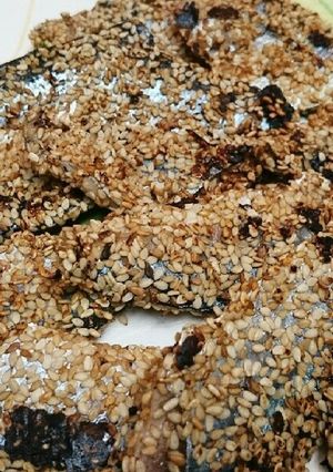 秋刀魚のゴマ焼き-レシピのメイン写真
