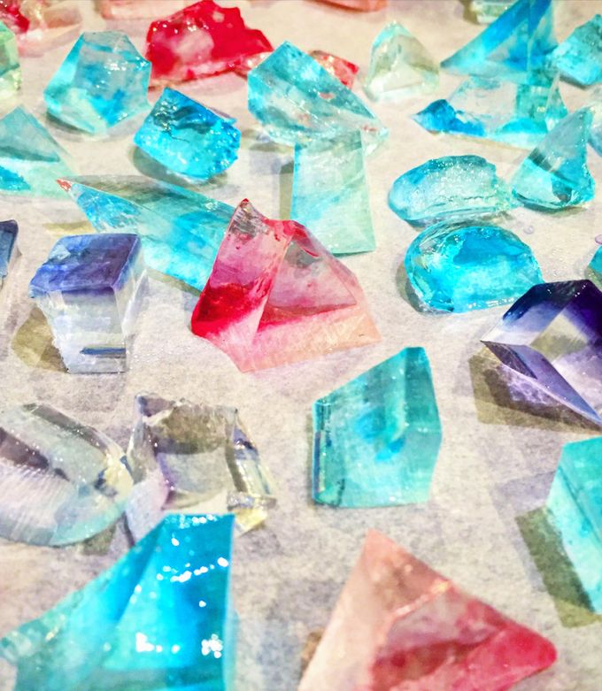 食べられる宝石琥珀糖 まるで「食べる宝石」💎琥珀糖ミント 今年も販売スタートして