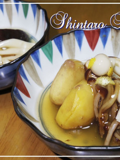 秋の味覚☆栗ときのこの含め煮☆銀あんかけ-レシピのメイン写真