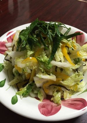 白菜と塩こぶのサラダ-レシピのメイン写真