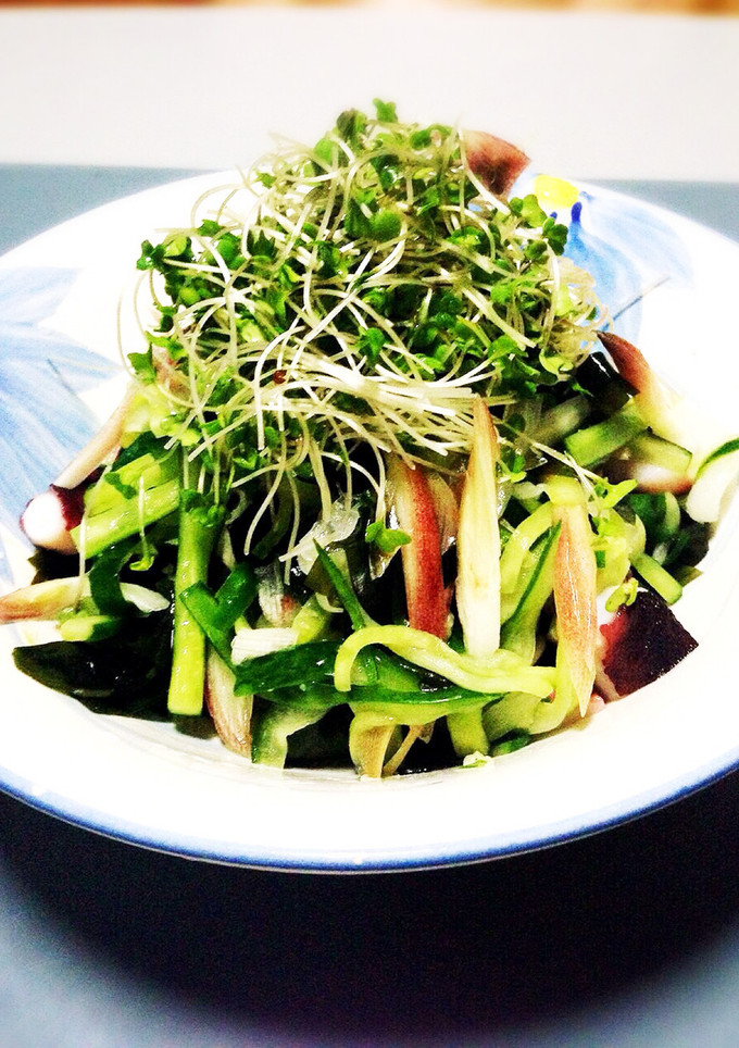 ♪きゅうりとタコのお手軽酢の物♪-レシピのメイン写真