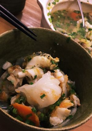 簡単創作鍋(生姜魚介系)-レシピのメイン写真