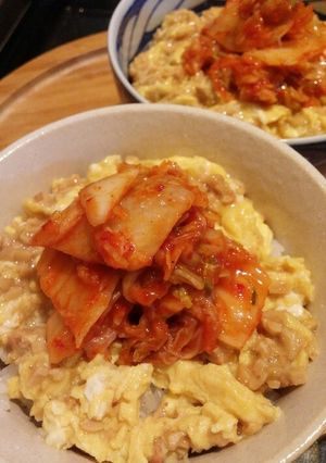 ふわとろ納豆キムチ丼♪-レシピのメイン写真