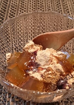 ほうじ茶寒天-レシピのメイン写真
