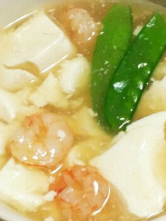 ほっこり♡えび豆腐-レシピのメイン写真
