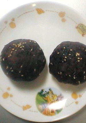 レンジでゴマおはぎ（ぼたもち）-レシピのメイン写真