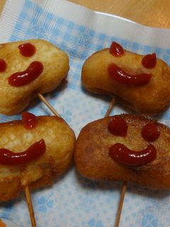 ハロウィンに♪かまぼこドッグ-レシピのメイン写真