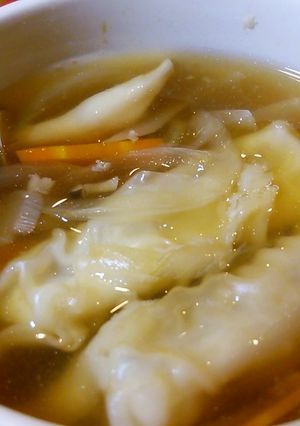 ねぎチャーシュー雲呑スープ-レシピのメイン写真