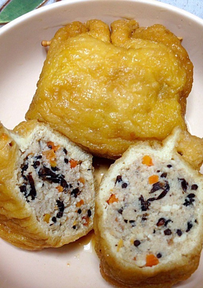 しみしみジューシー♪油揚げの巾着煮-レシピのメイン写真