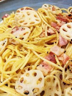 れんこんのペペロンチーノ-レシピのメイン写真