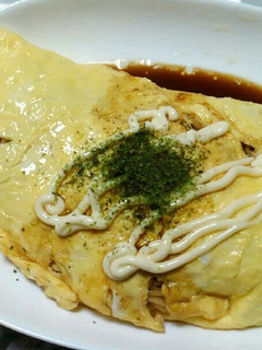 袋麺de簡単オムそば-レシピのメイン写真