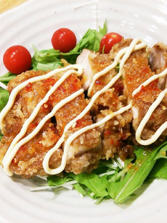 揚げ鶏スイートチリソースがけ-レシピのメイン写真