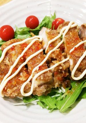 揚げ鶏スイートチリソースがけ-レシピのメイン写真