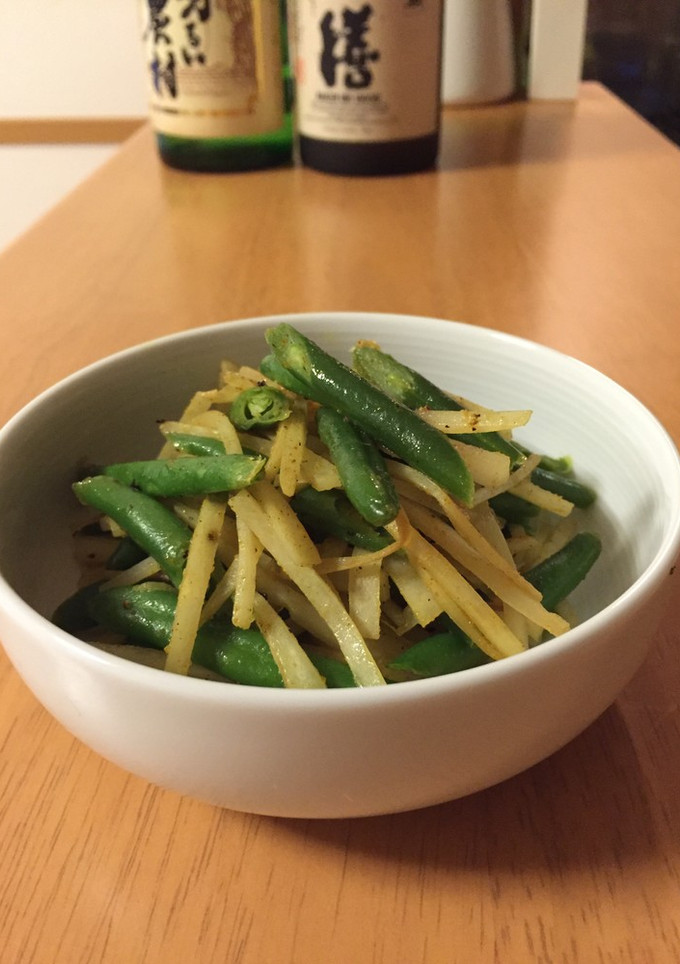簡単ECO大根の皮のスパイシーカレー炒め-レシピのメイン写真
