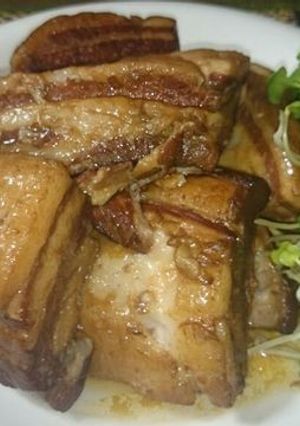暇さえあれば簡単！　豚バラ肉の酢煮-レシピのメイン写真