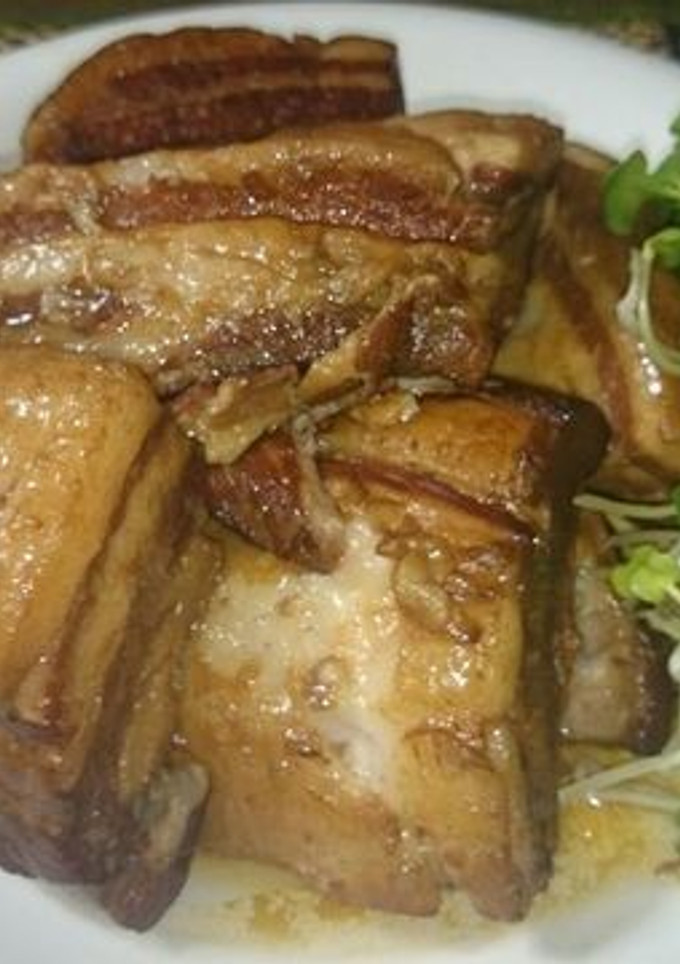 暇さえあれば簡単！　豚バラ肉の酢煮-レシピのメイン写真