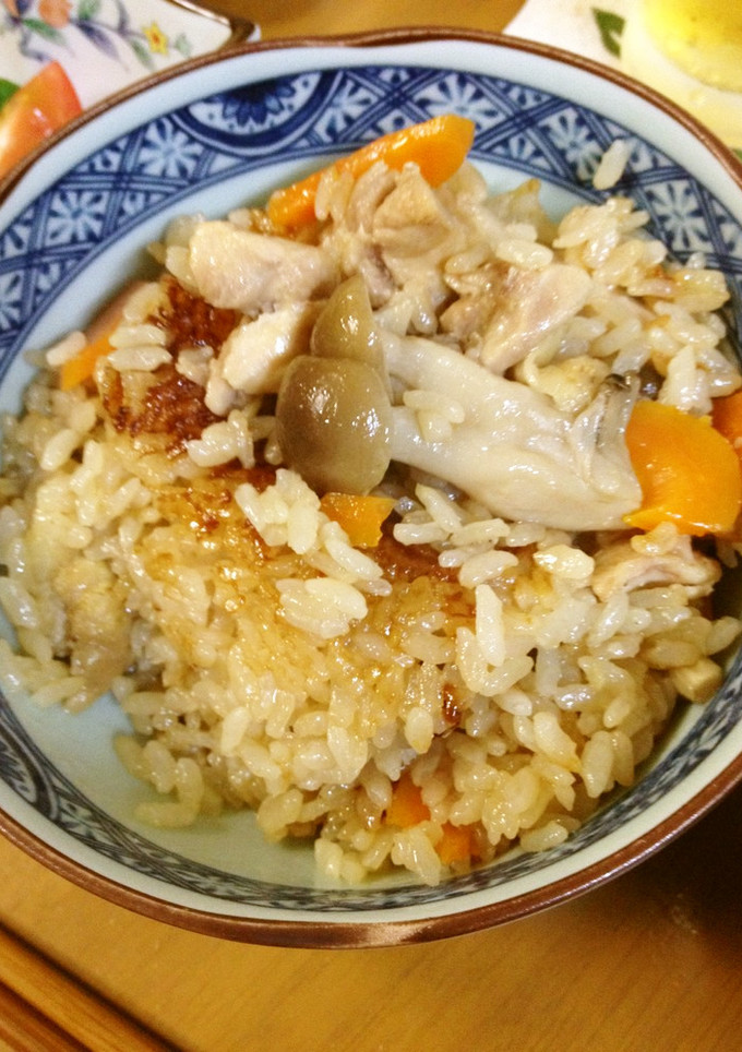 鶏ももとしめじの生姜風味炊き込み御飯-レシピのメイン写真