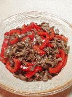 紅辣椒牛肉絲-レシピのメイン写真