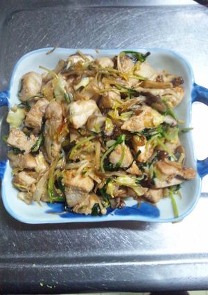 １月１５日晩飯【マグロのサイコロ炒め】-レシピのメイン写真