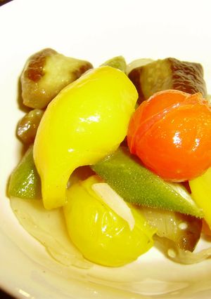 夏野菜のワイン蒸しサラダ-レシピのメイン写真