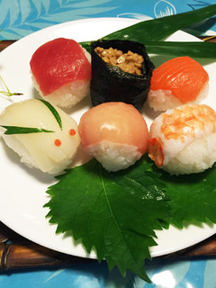 簡単お月見手毬寿司♪-レシピのメイン写真
