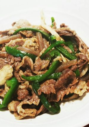 牛肉とピーマンの炒めもの-レシピのメイン写真