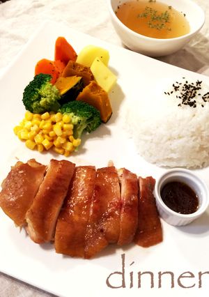 簡単☆若鶏の照焼き☆節約☆ワンプレート-レシピのメイン写真