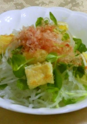大根と薄揚げのサラダ-レシピのメイン写真