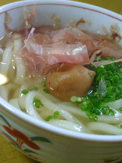 梅かつおうどん-レシピのメイン写真