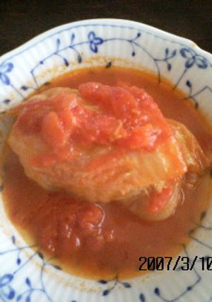 ロール白菜　トマト味-レシピのメイン写真
