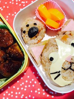 簡単!キャラ弁!猫。ネコ。ねこ。-レシピのメイン写真