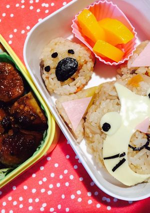 簡単！キャラ弁！猫。ネコ。ねこ。-レシピのメイン写真