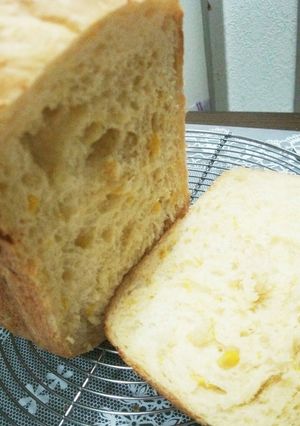 HBで！Wコーンパン。乳不使用♪-レシピのメイン写真