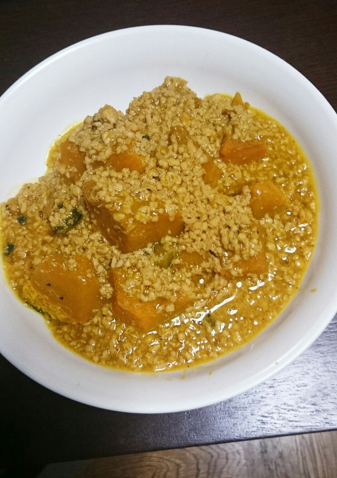 かぼちゃのそぼろ煮-レシピのメイン写真