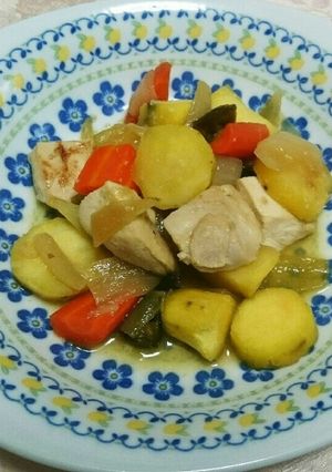 鶏肉と野菜の塩麹炒め-レシピのメイン写真