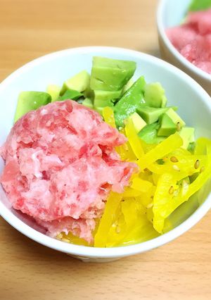 見た目も味もgood♪アボカドとろたく♡-レシピのメイン写真