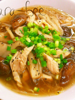 とろみで満足♡ささみときのこの中華スープ-レシピのメイン写真